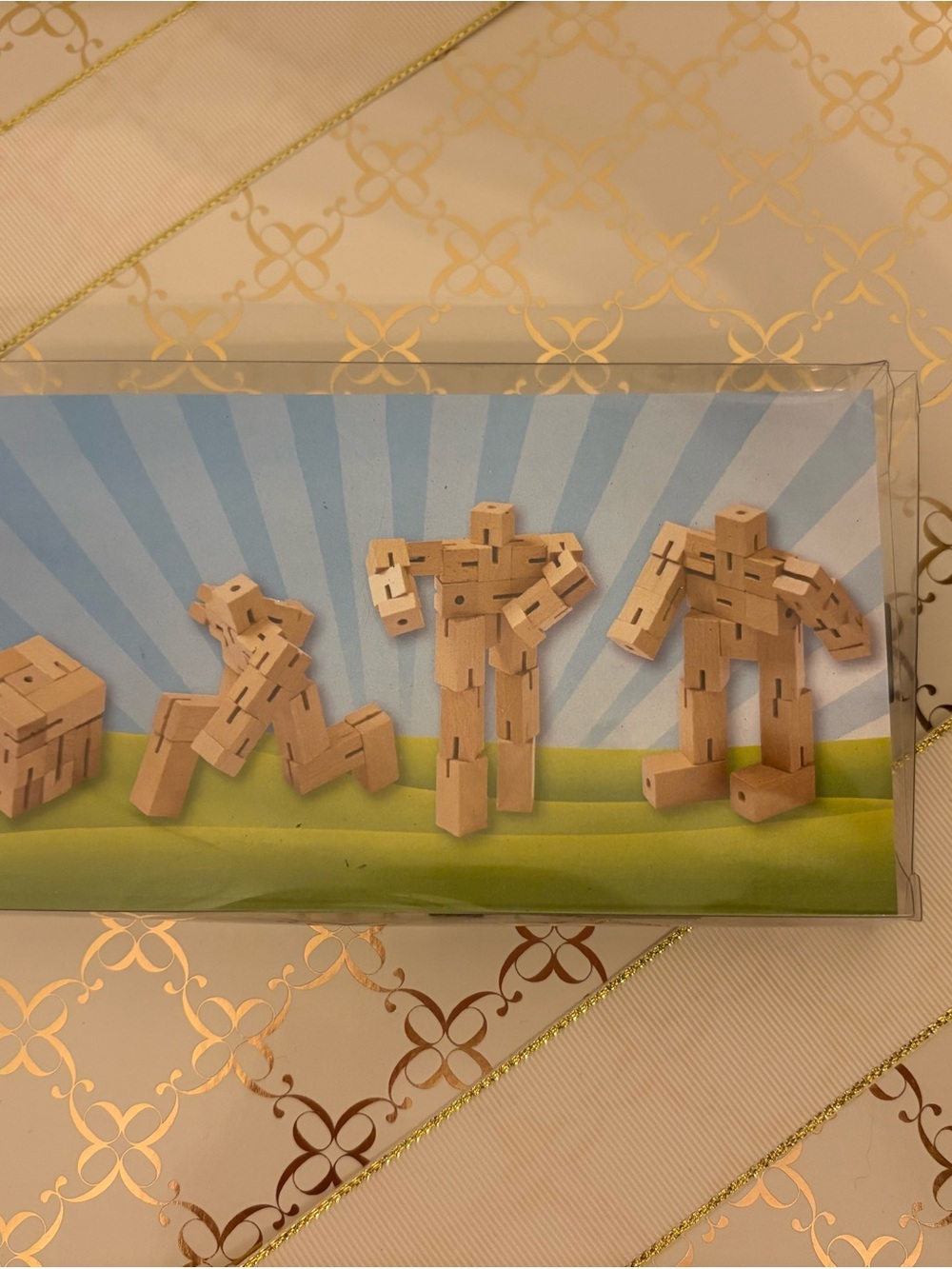 Block Poseable Figure Brain Teaser Puzzle - NEW